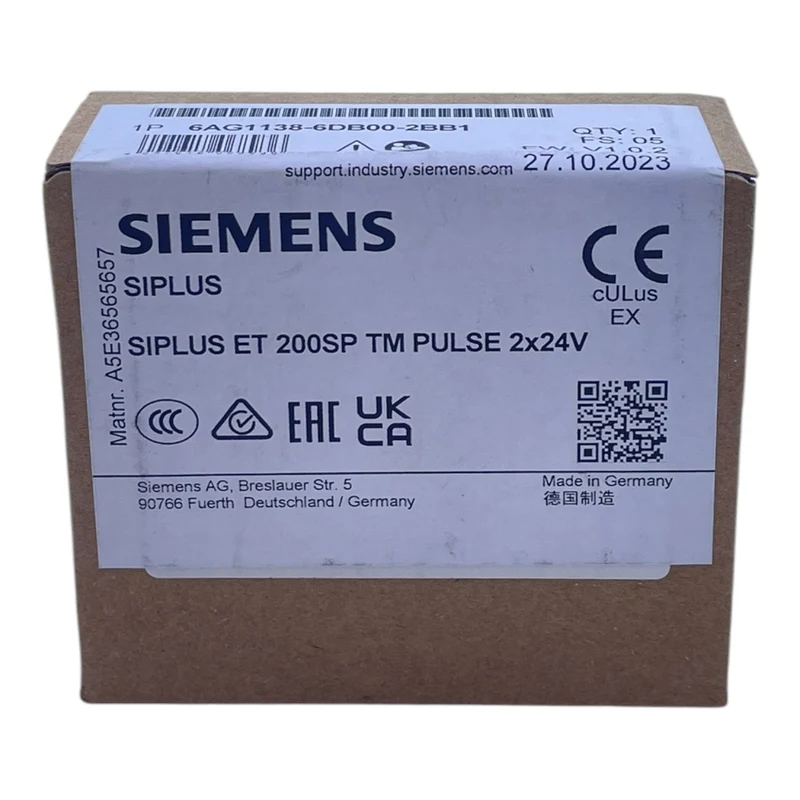Siemens 6AG1138-6DB00-2BB1 SIPLUS ET 200SP Pulsausgabebaugruppe - industriell