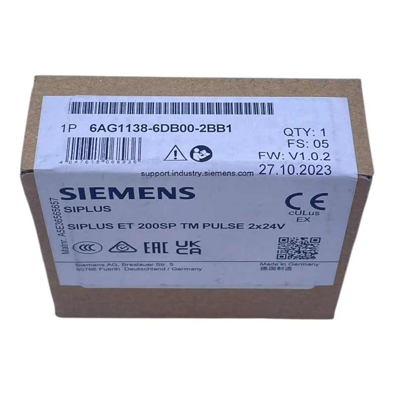 Siemens 6AG1138-6DB00-2BB1 SIPLUS ET 200SP Pulsausgabebaugruppe - industriell