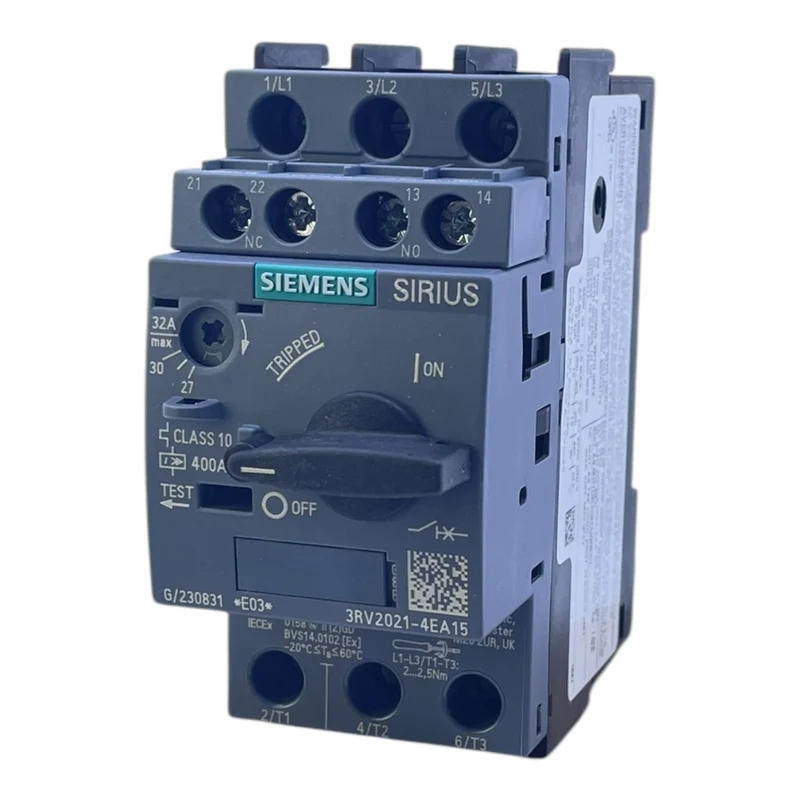 Siemens 3RV2021-4EA15 Leistungsschalter Baugröße S0 für den Motorschutz industr.