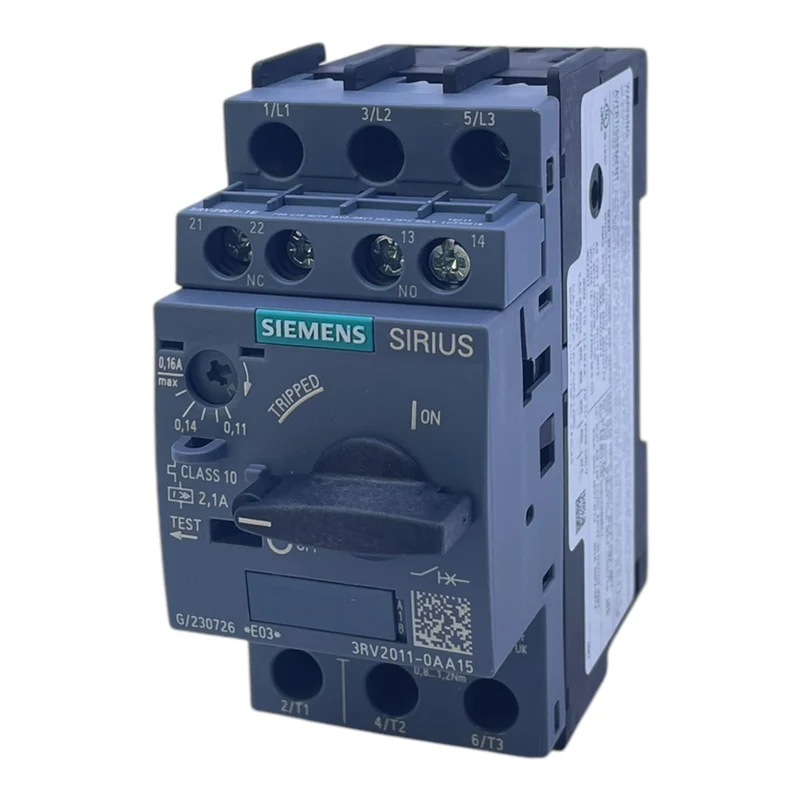 Siemens 3RV2011-0AA15 Leistungsschalter Baugröße S00 für den Motorschutz industr