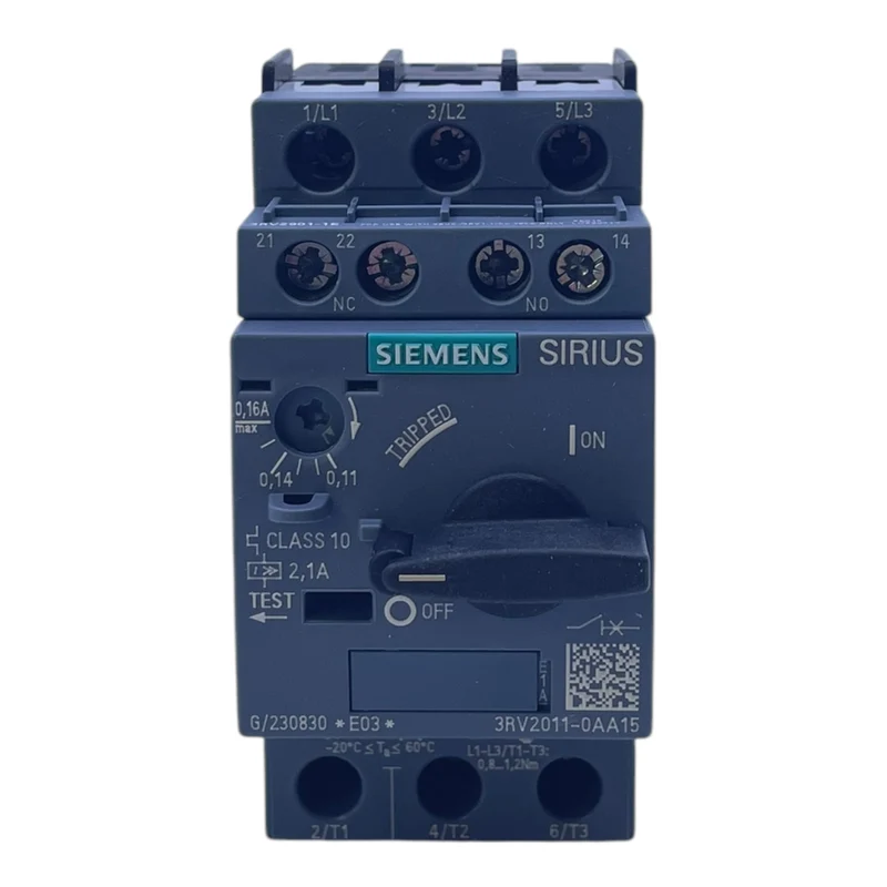Siemens 3RV2011-0AA15 Leistungsschalter Baugröße S00 für den Motorschutz industr