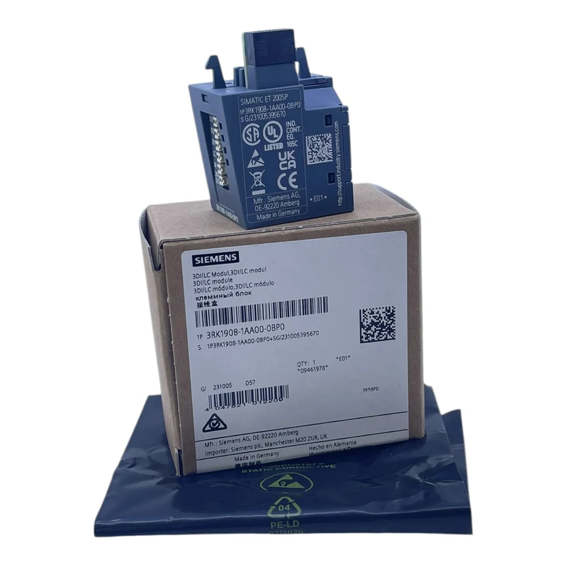 Siemens 3RK1908-1AA00-0BP0 3DI/LC-Modul für ET 200SP Motorstarter industriell