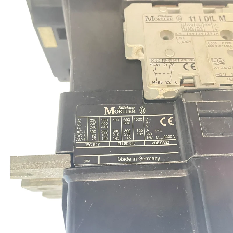Moeller DIL8AM Leistungsschütz für industriellen Einsatz Leistungsschütz
