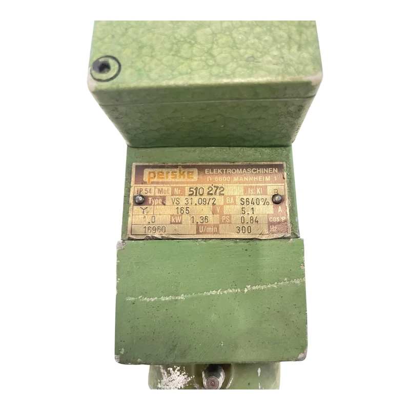 Perske VS31.09/2 Spindelmotor 1kW ca. Ø20mm Motor für industriellen Einsatz