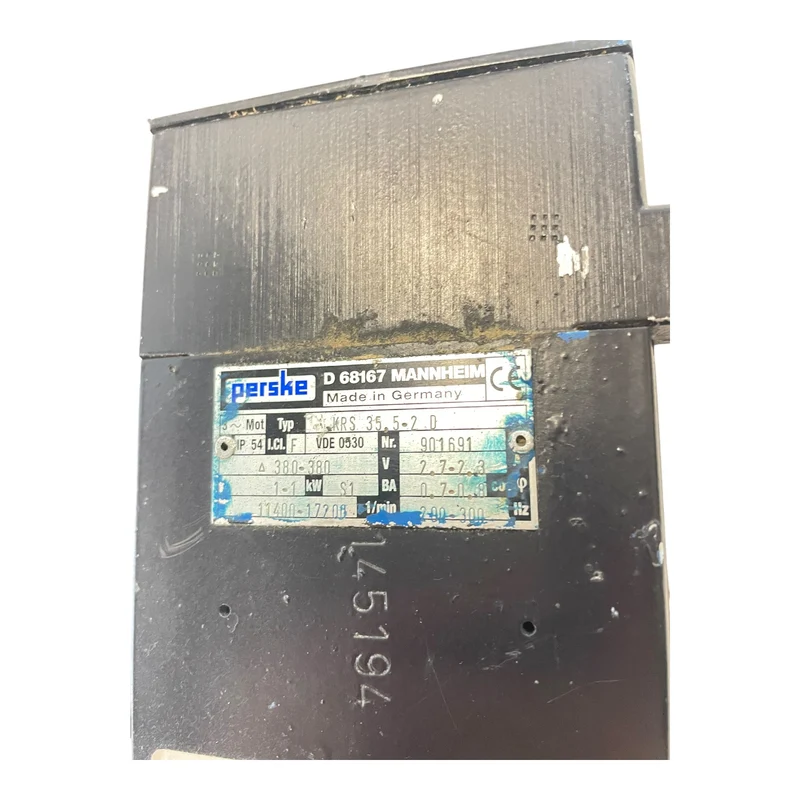 Perske KRS35.5-2D Spindelmotor 1kW ca. Ø25mm Motor für industriellen Einsatz