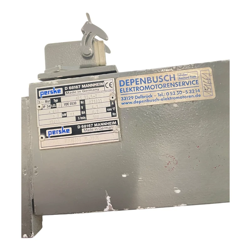Perske KRS35.5-2 Spindelmotor 1,7kW ca. Ø25mm Motor für industriellen Einsatz