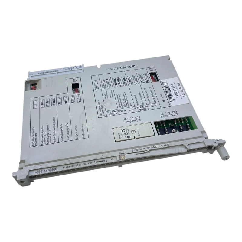 Siemens 6ES5460-4UA13 Analogeingabe für den industriellen Einsatz Analog Eingabe