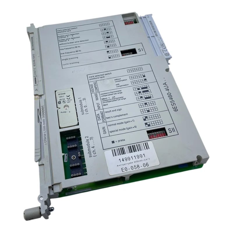 Siemens 6ES5460-4UA13 Analogeingabe für den industriellen Einsatz Analog Eingabe