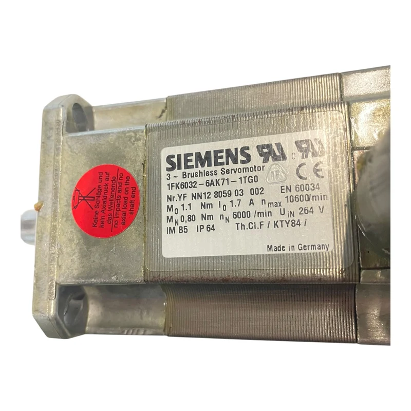 Siemens Servomotor 0,80Nm 1FK6032-6AK71-1TG0 für industrielle Anwendungen 0,80Nm