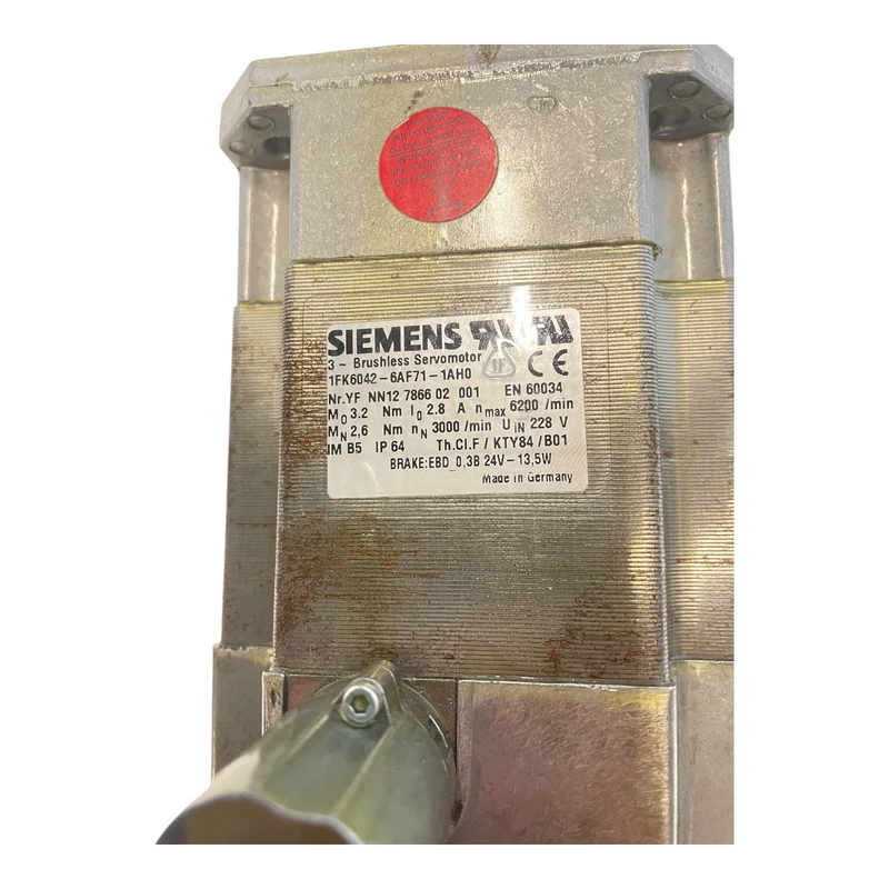 Siemens Servomotor 2,6Nm 1FK6042-6AF71-1AH0 SIMOTICS für industriellen Einsatz