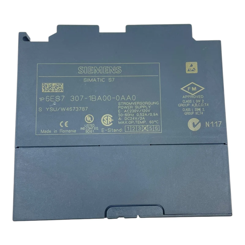 Siemens 6ES7307-1BA00-0AA0 Netzteil für den industriellen Einsatz Netzteil Teil