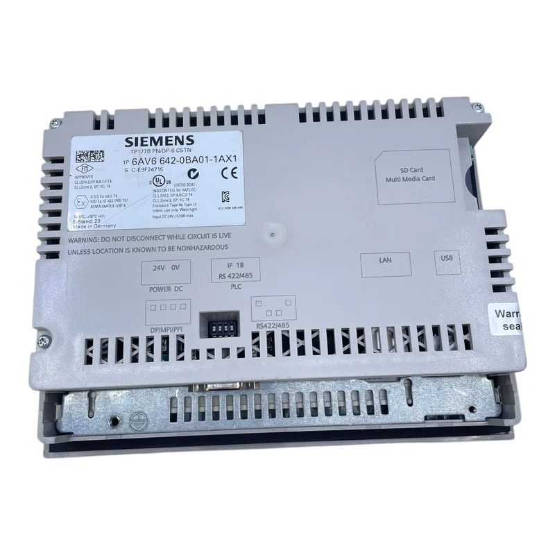 Siemens 6AV6642-0BA01-1AX1 Bedieneinheit Touch Panel - für industriellen Einsatz