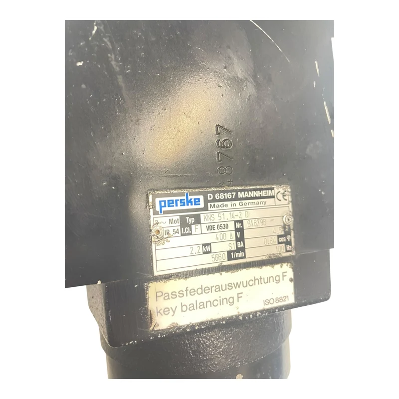 Perske KNS51.14-2 D Spindelmotor 2,2kW Ø30mm Motor für industriellen Einsatz