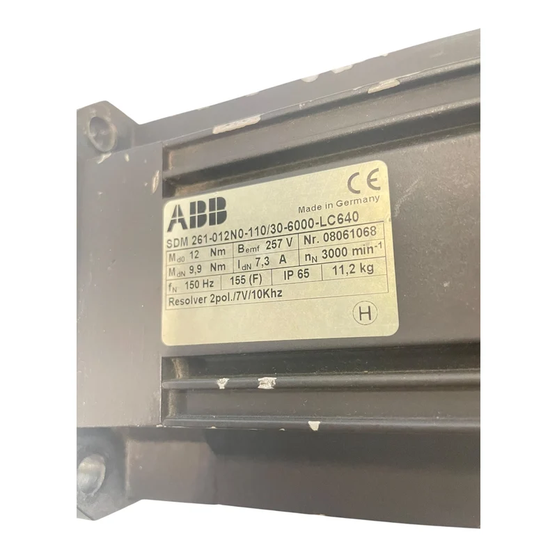 ABB SDM 261-012N0-110/30-6000-LC640 Servomotor Ø24mm für industriellen Einsatz
