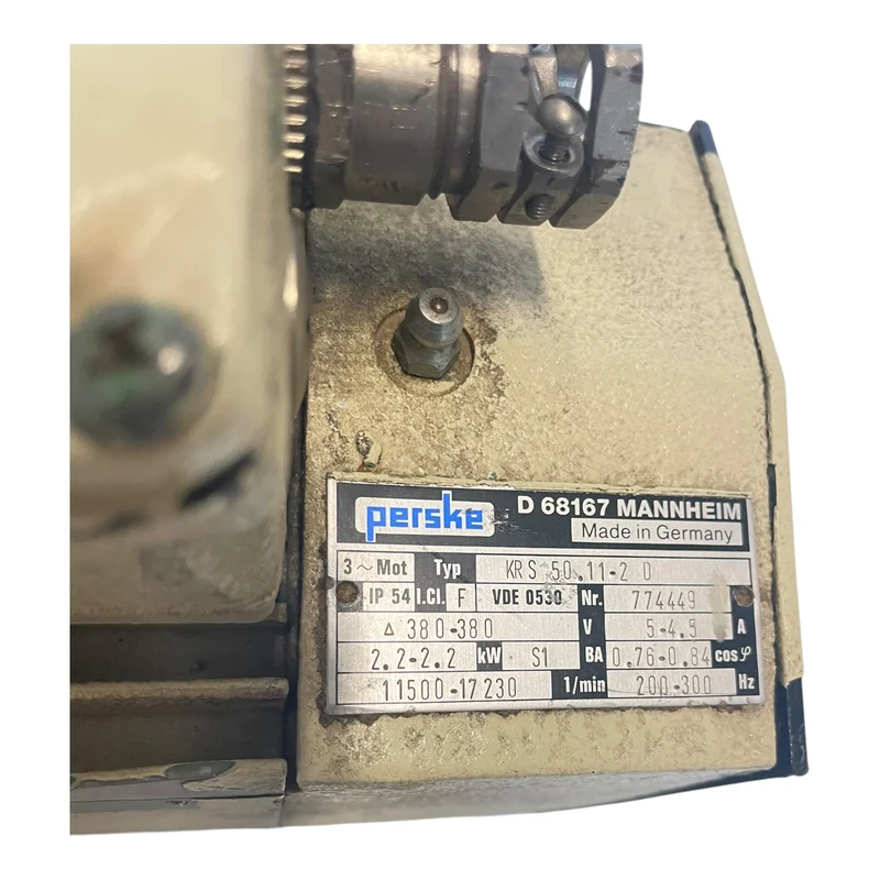 Perske KRS50.11-2D Spindelmotor 2,2kW Ø30mm Motor für industriellen Einsatz