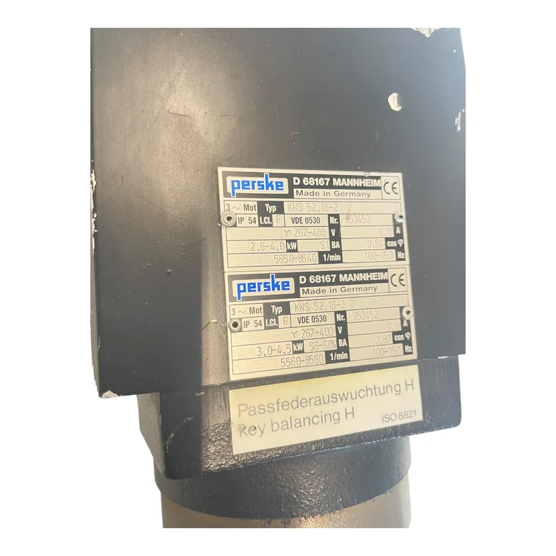 Perske KNS52.16-2D Spindelmotor Motor Ø30mm für industriellen Einsatz