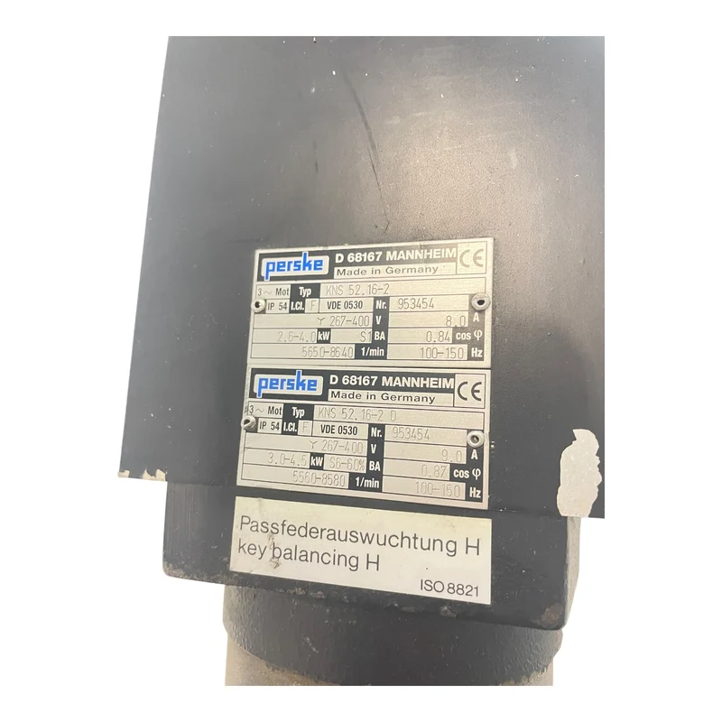 Perske KNS52.16-2D Spindelmotor Motor Ø30mm für industriellen Einsatz