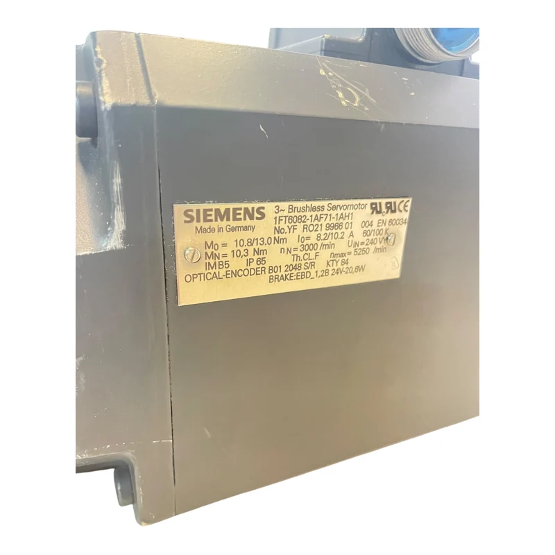 Siemens 1FT6082-1AF71-1AH1 Servomotor Ø32mm für industriellen Einsatz Servomotor
