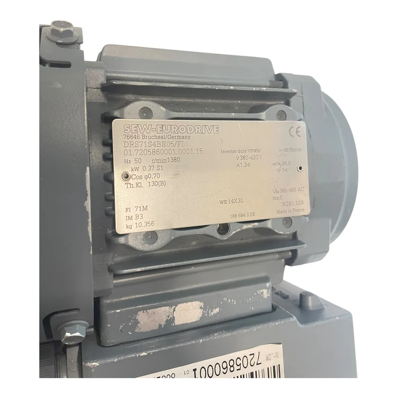SEW DRS71S4BE05/FI Elektromotor 0,37kW Ø13mm für industriellen Einsatz Motor