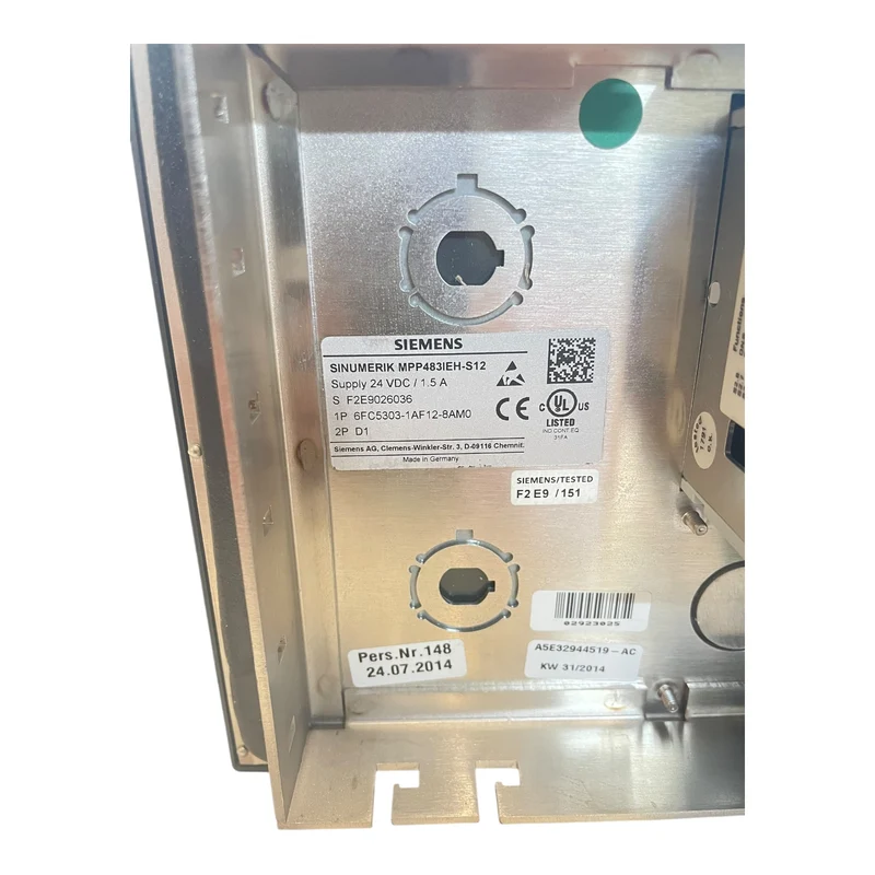 Siemens 6FC5303-1AF12-8AM0 Sinumerik Operator Panel für industriellen Einsatz