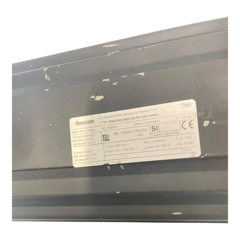 Rexroth MSK076C-0450-NN-M1-UG0-NNNN R911318098 Servomotor Industrie Einsatz