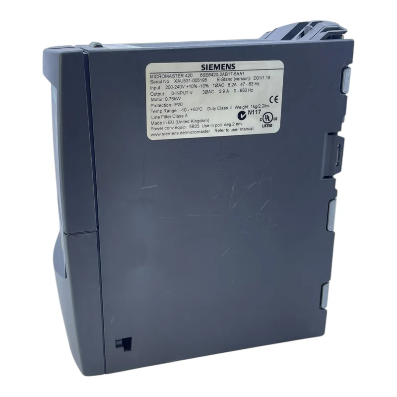 Siemens 6SE6420-2AB17-5AA1 Frequenzumrichter für industriellen Einsatz Umrichter
