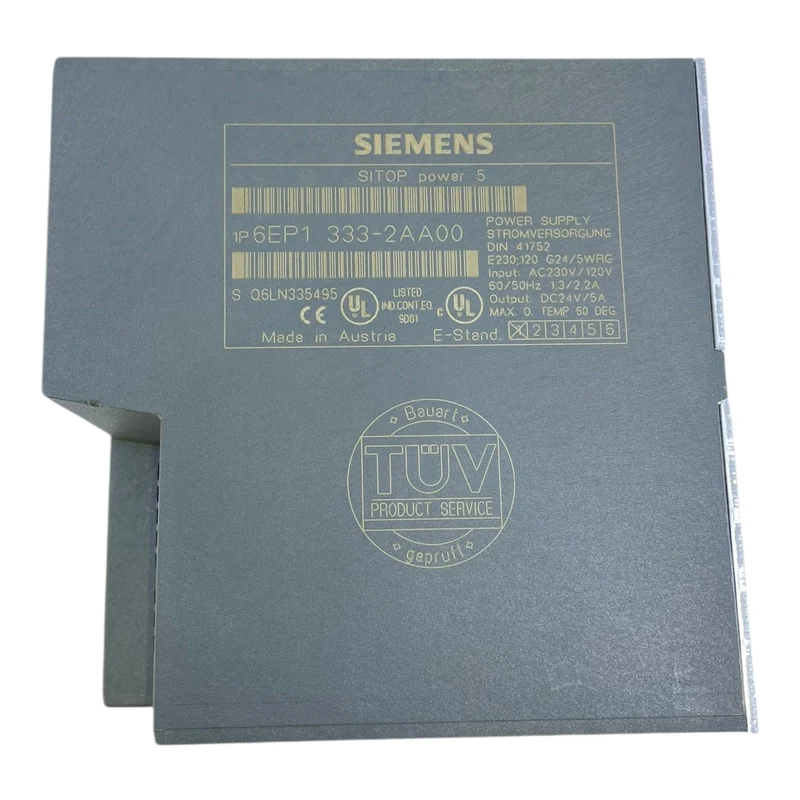 Siemens 6EP1333-2AA00 Stromversorgung für den industriellen Einsatz Versorgung