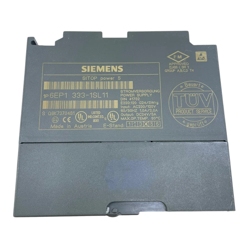 Siemens 6EP1333-1SL11 Stromversorgung für den industriellen Einsatz Versorgung