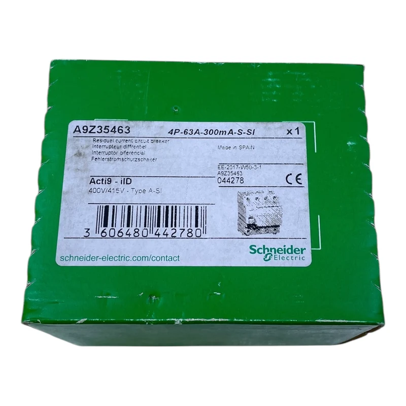 Schneider Electric A9Z35463 Fehlerstrom-Schutzschalter für industriellen Einsatz
